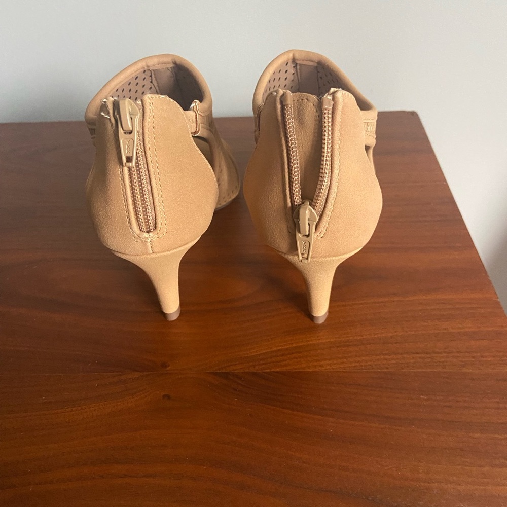 Tan Open Toe Heels - image 2